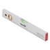 NIVEL DE ALUMINIO COM ESCALA GRADUADA 02 BOLHAS 14" SPARTA 