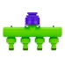 DISTRIBUIDOR AJUSTAVEL DE AGUA COM 4 DERIVACOES 1/2 X 3/4 PALISAD 